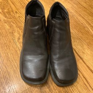 Brown ankle boots